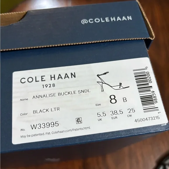 Cole Haan Black Open-Toe Heels - Picture 6 of 6